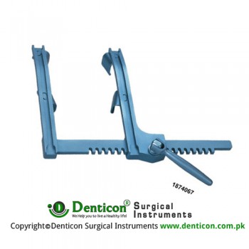 More Sternal Retractor Adult Total opening 200mm Blade Wide 28mm Blade depth 25mm Arm length 200mm